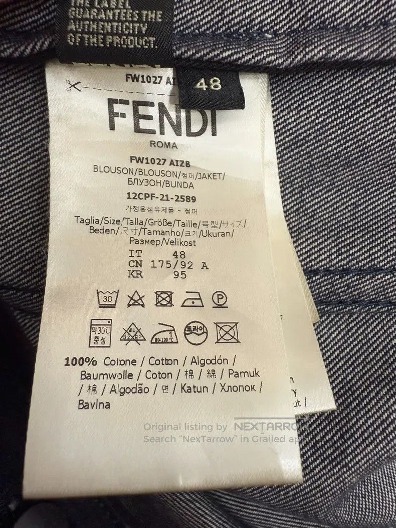 Fendi Fendi Navy Blue Work Jacket Size US M / EU 48-50 / 2 - 5 Thumbnail