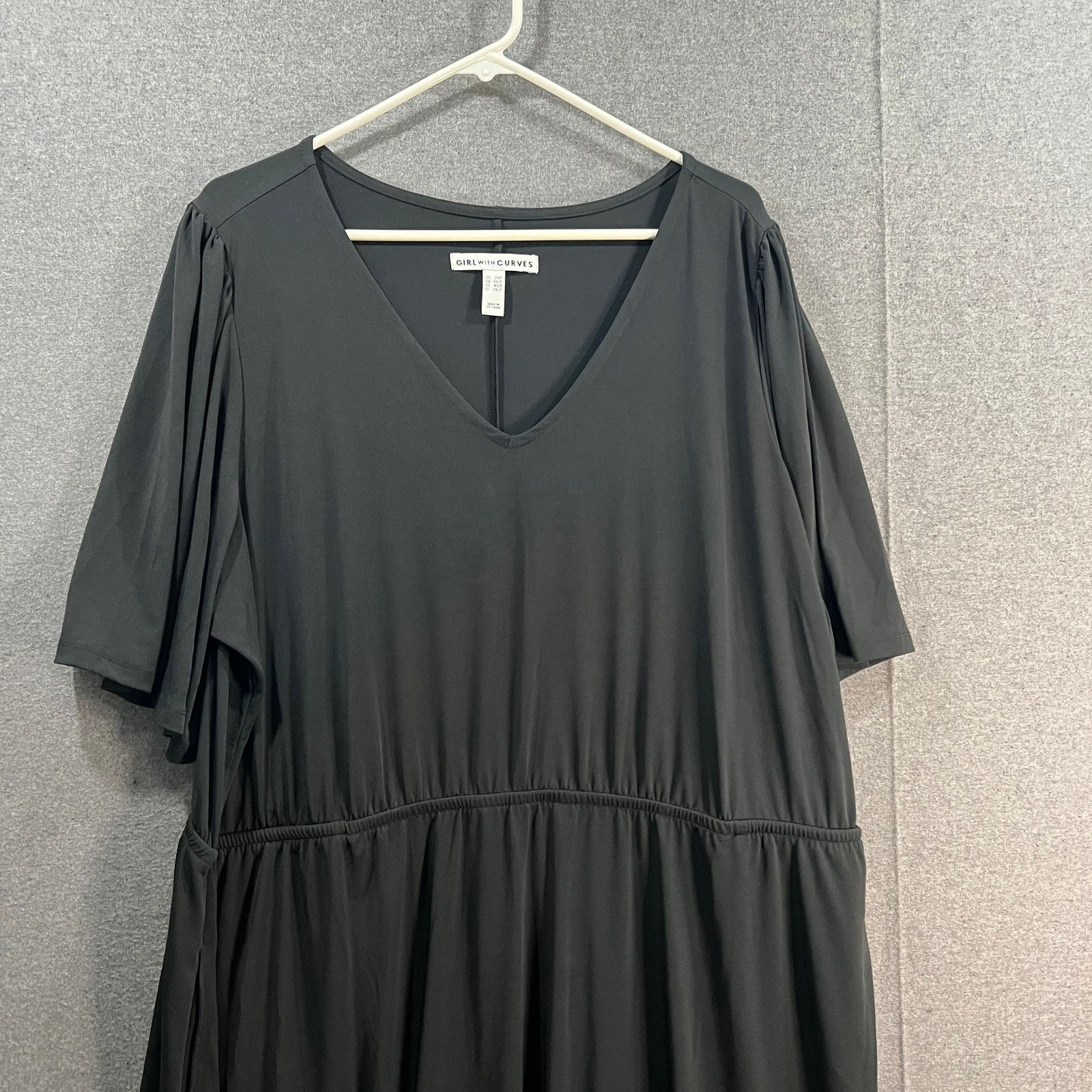 Other Girl With Curves Petite Knit Midi Dress with Flutter Sleeve Size XXL / US 16-18 / IT 52-54 - 7 Thumbnail