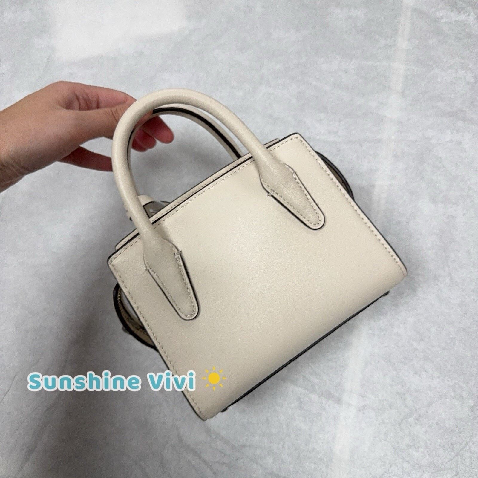Coach NWT Coach Andrea MINI Carryall Crossbody CO974 Chalk Size ONE SIZE - 2 Thumbnail