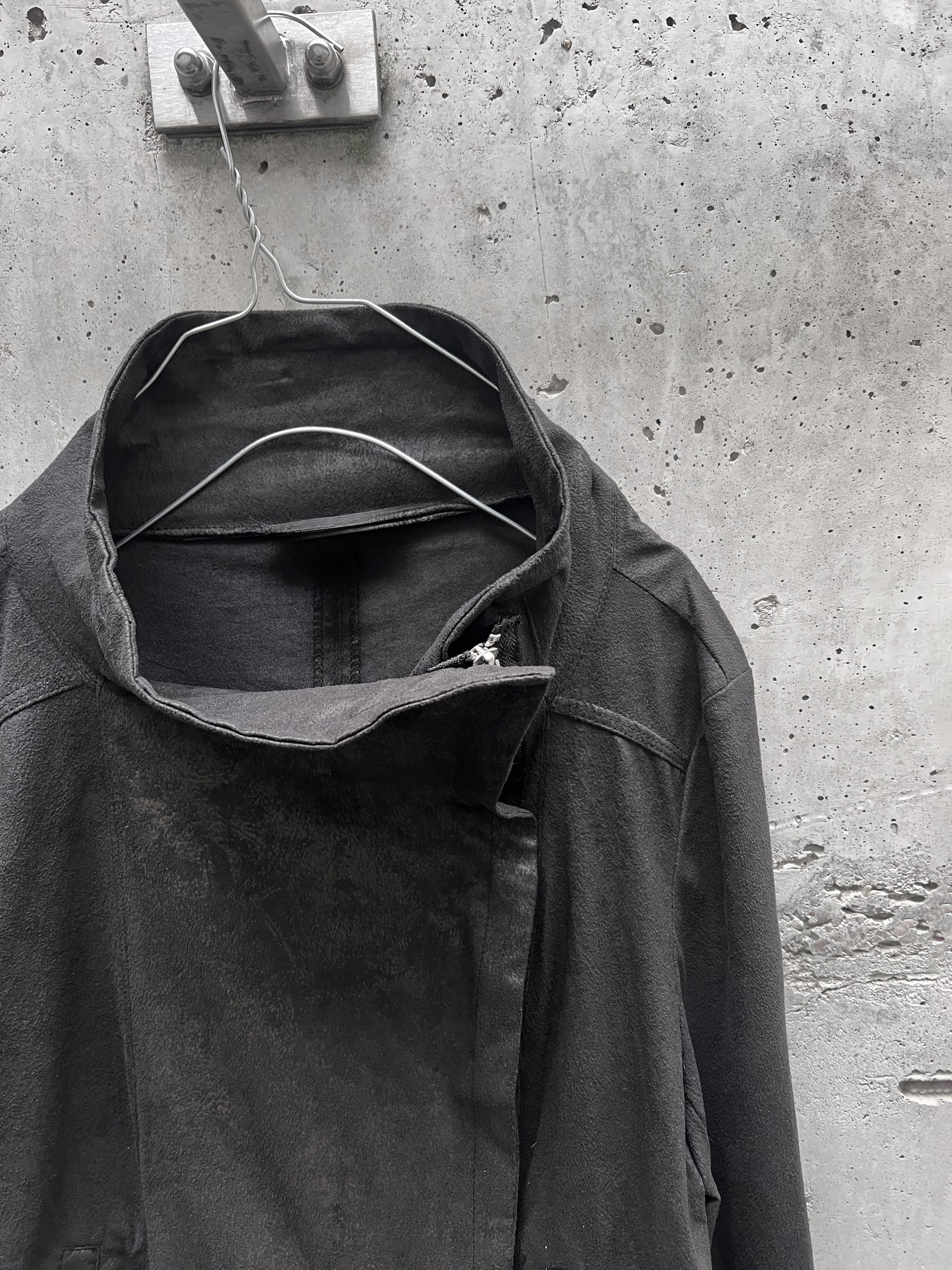 Japanese Brand Distressed asymmetric wrap unit cowl neck Size M / US 6-8 / IT 42-44 - 3 Thumbnail