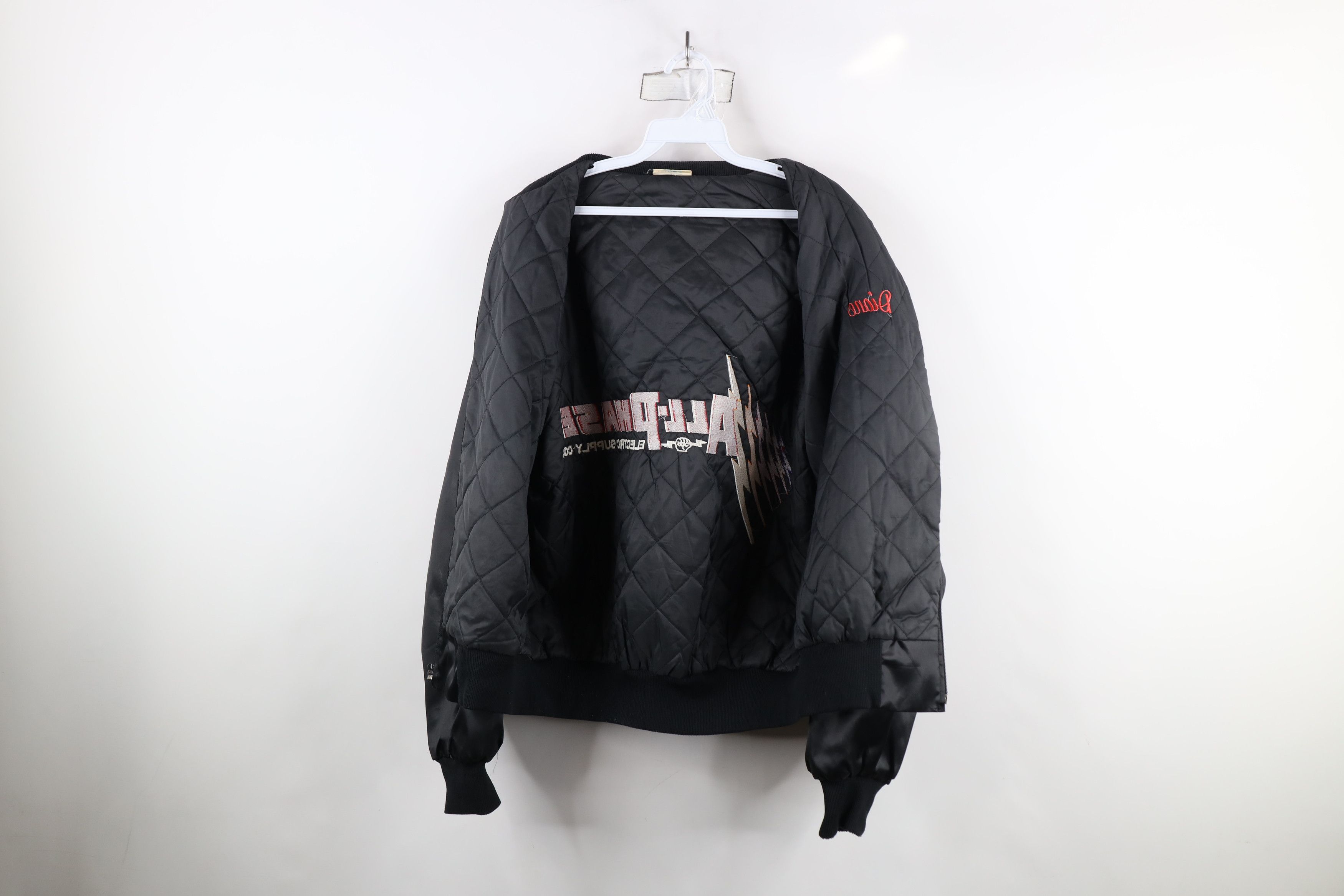 Vintage Vintage 80s Streetwear Supply Satin Bomber Jacket USA Size S / US 4 / IT 40 - 10 Thumbnail