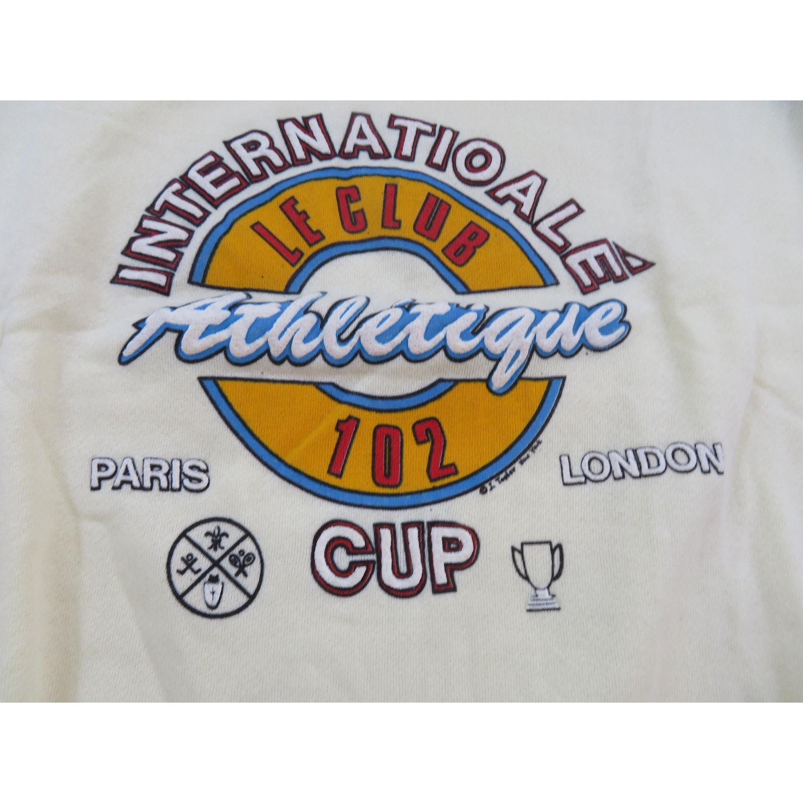 Other Paris Sweatshirt Internatioale Athletique Le Club 2XL 1980s Size US XXL / EU 58 / 5 - 2 Thumbnail