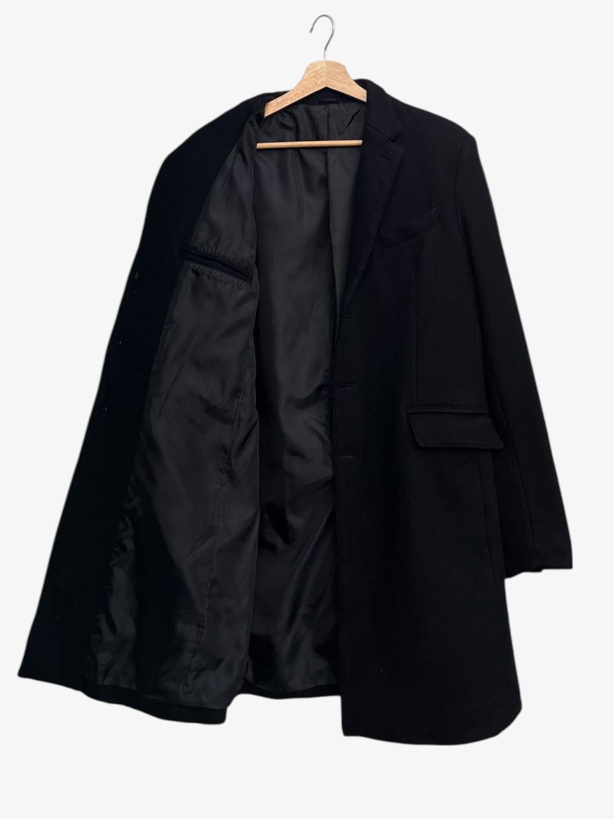 JACKROSE Jackrose Luv Maison Wool Blend Black Chester Coat Size US S / EU 44-46 / 1 - 3 Thumbnail