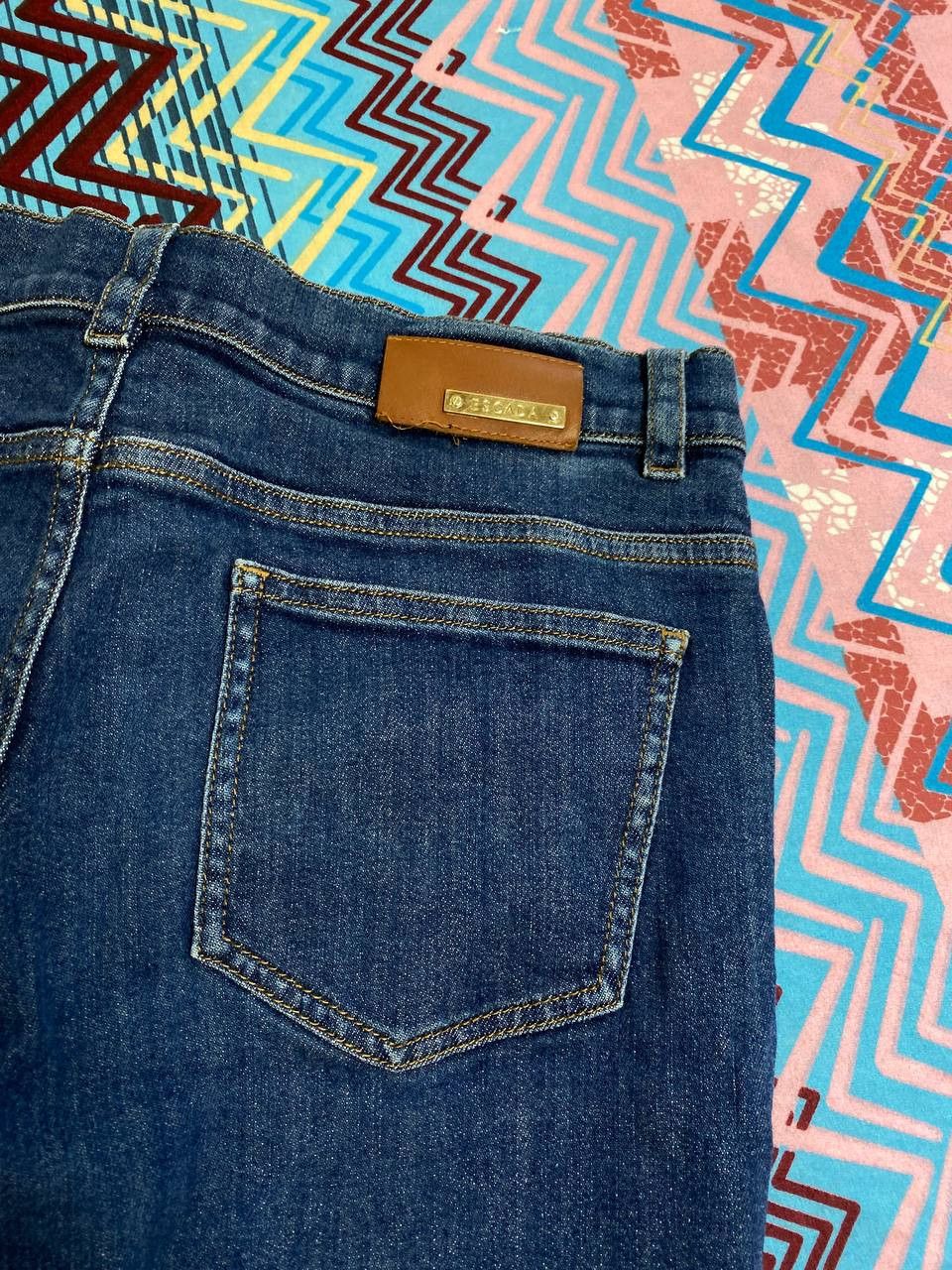 Escada × Vintage Escada Distressed Denim Pant Size US 40 / EU 56 - 8 Thumbnail