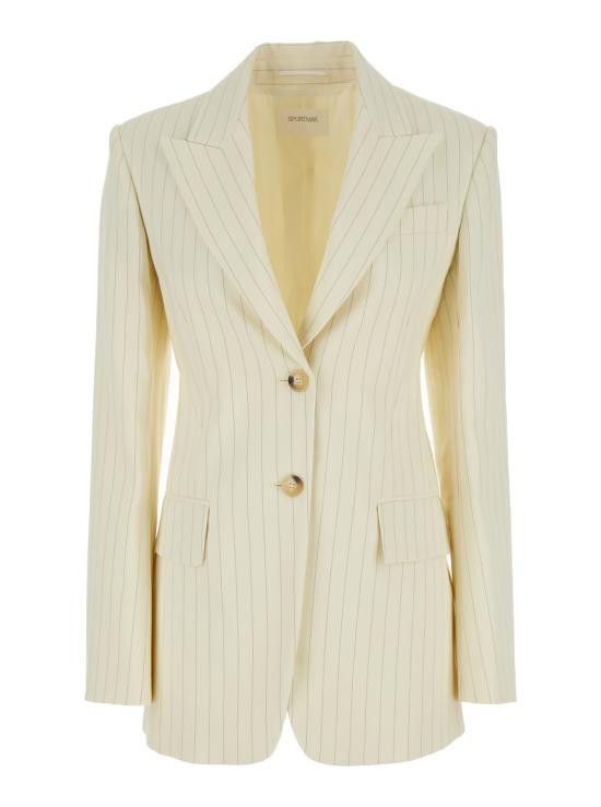 SPORTMAX Women Suit Jackets 2412041062600001 White