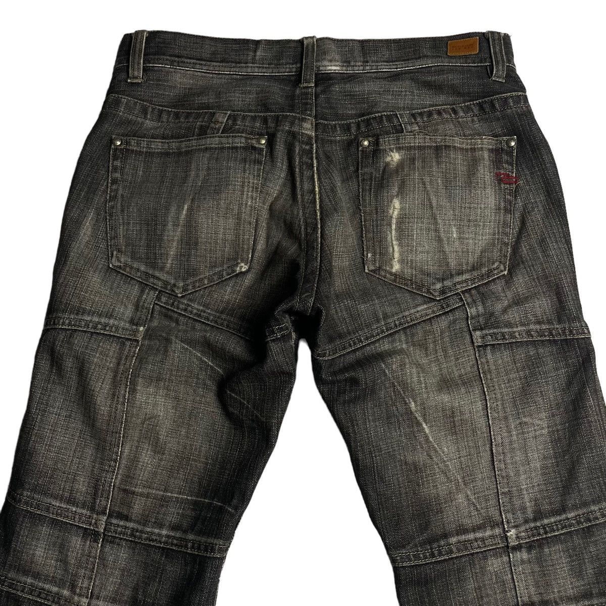 If Six Was Nine 🇯🇵 VINTAGE NICOLE CLUB FOR MEN PATCHWORK DENIM PANTS Size US 30 / EU 46 - 9 Thumbnail