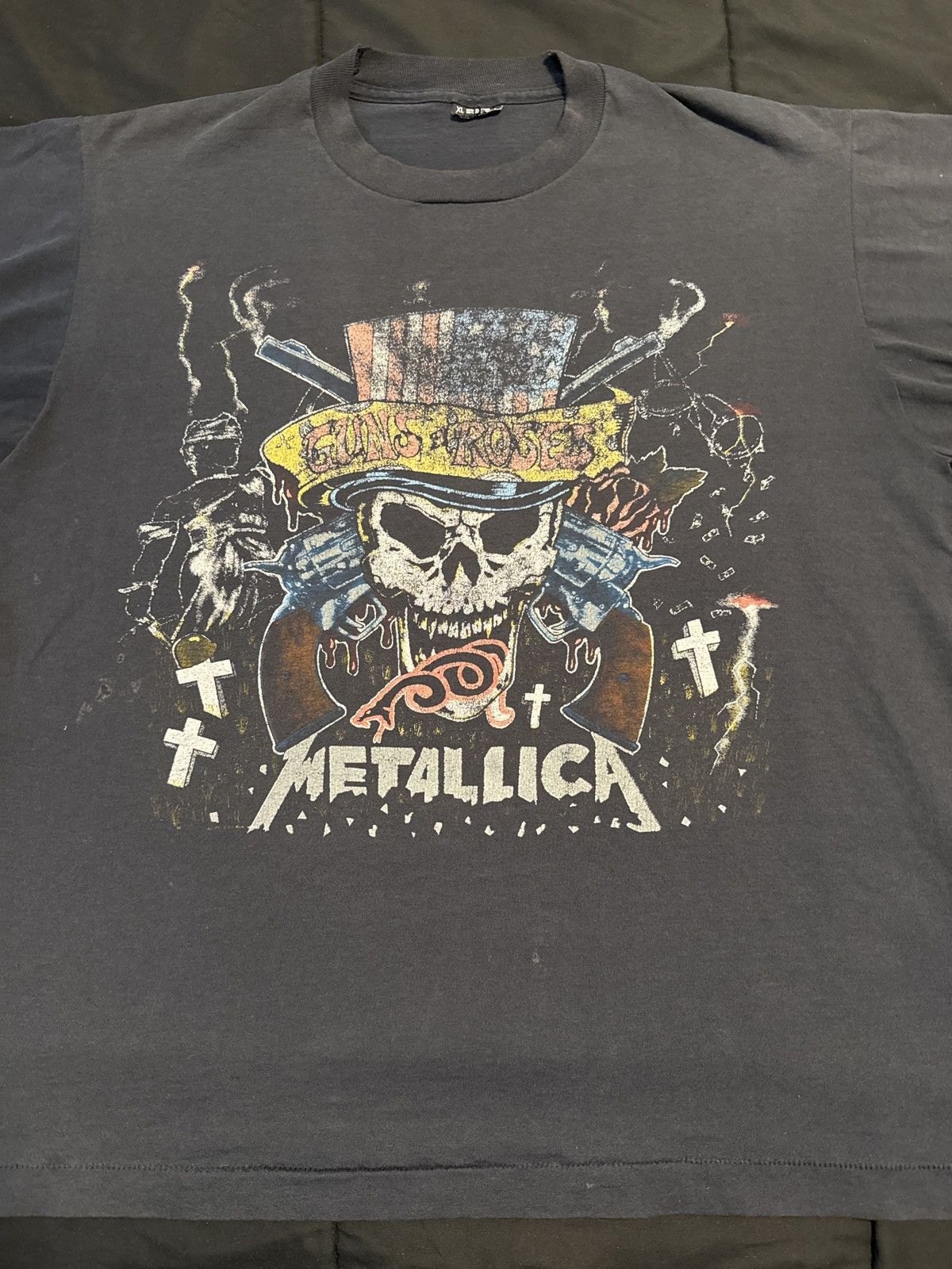 Guns N' Roses Guns N’ Roses x Metallica vintage t-shirt Size US XL / EU 56 / 4 - 1 Thumbnail