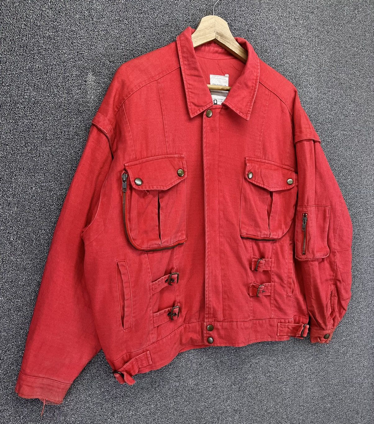 Japanese Brand Vintage Girls Market Trashed Punk Jacket Size US L / EU 52-54 / 3 - 2 Thumbnail