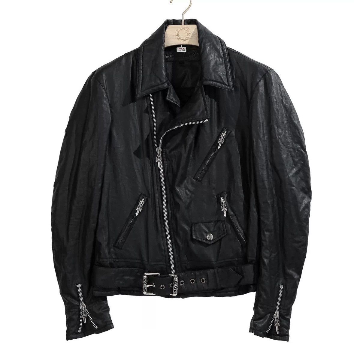 Chrome hearts leather jacket hotsell