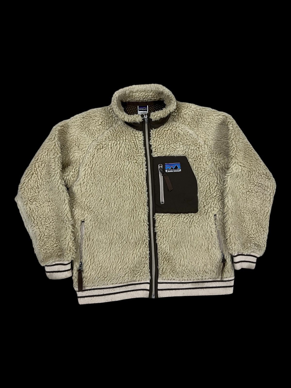 Patagonia × Vintage Vintage Patagonia Iconic Retro X Deep Pile BOA Fleece Jacket Size US XS / EU 42 / 0 - 2 Thumbnail