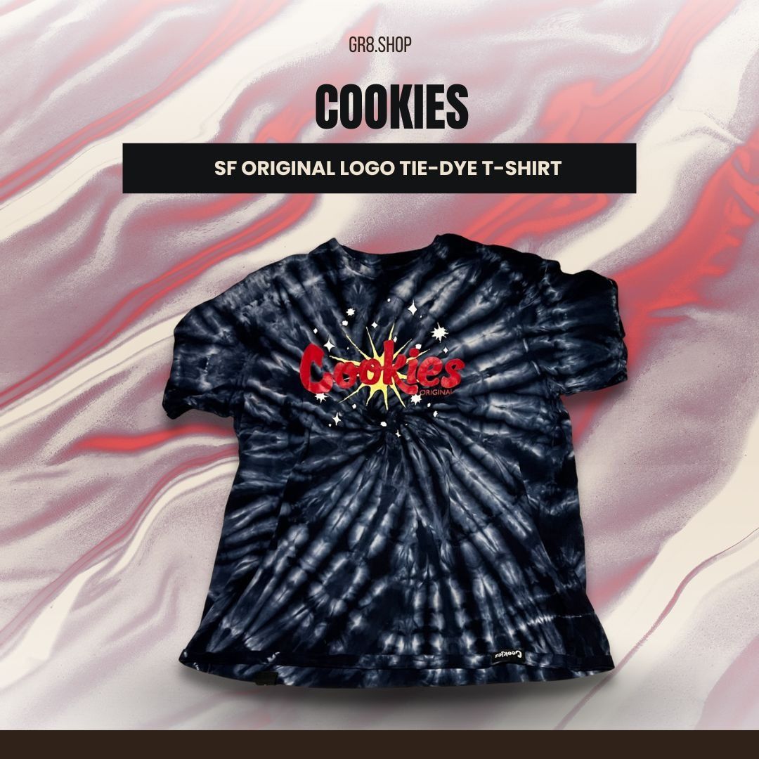 Cookies Cookies SF Original Tie-Dye T-Shirt With Logo Design Black & Size US S / EU 44-46 / 1 - 1 Thumbnail