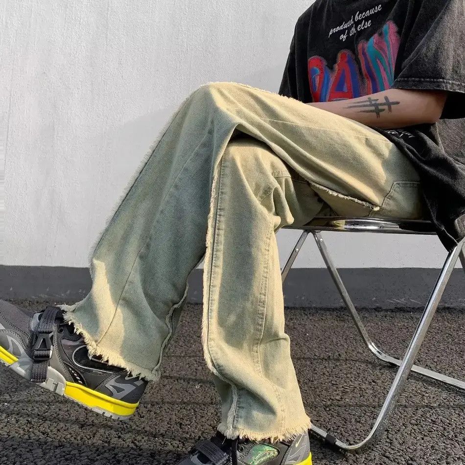 Japanese Brand × Jean Y2K Streetwear Vintage Blue Stacked Jeans Size US 32 / EU 48 - 5 Thumbnail