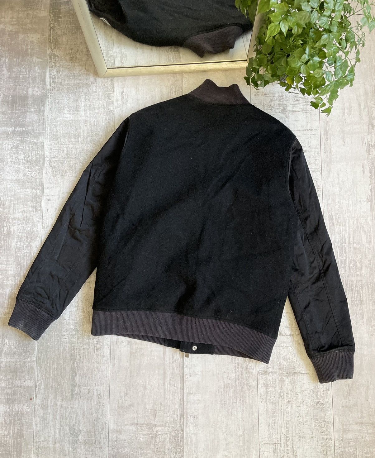 New York Yankees × Nike × Vintage Vintage Y2K Nike New York Yankees Wool Bomber 00’s Jacket Size US M / EU 48-50 / 2 - 7 Thumbnail