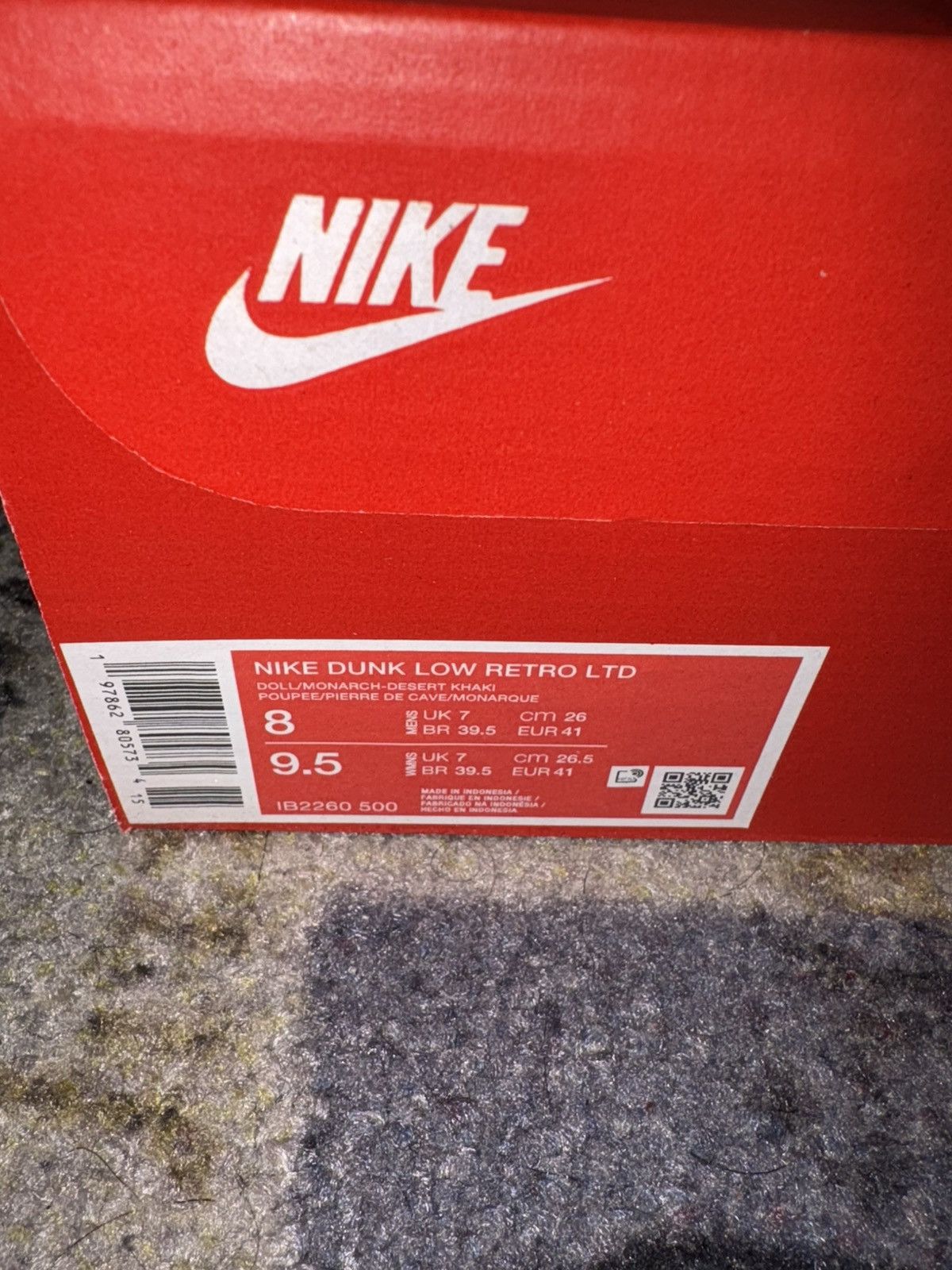 Nike Nike Dunk Low Retro LTD Punk Rock Digital Camo Size US 8 / EU 41 - 6 Thumbnail
