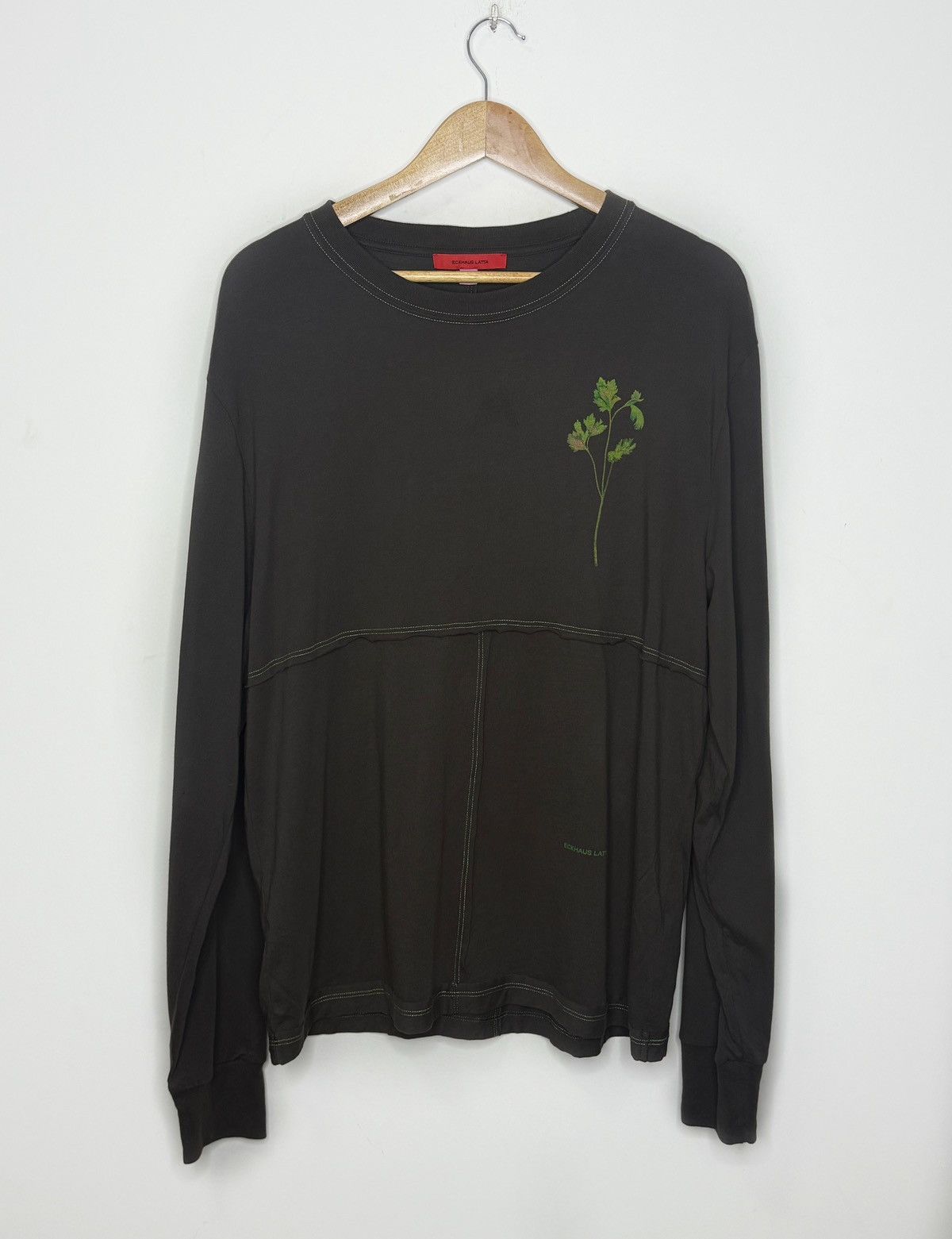 Designer Eckhaus Latta LAPPED LONG SLEEVE Size US L / EU 52-54 / 3 - 2 Thumbnail