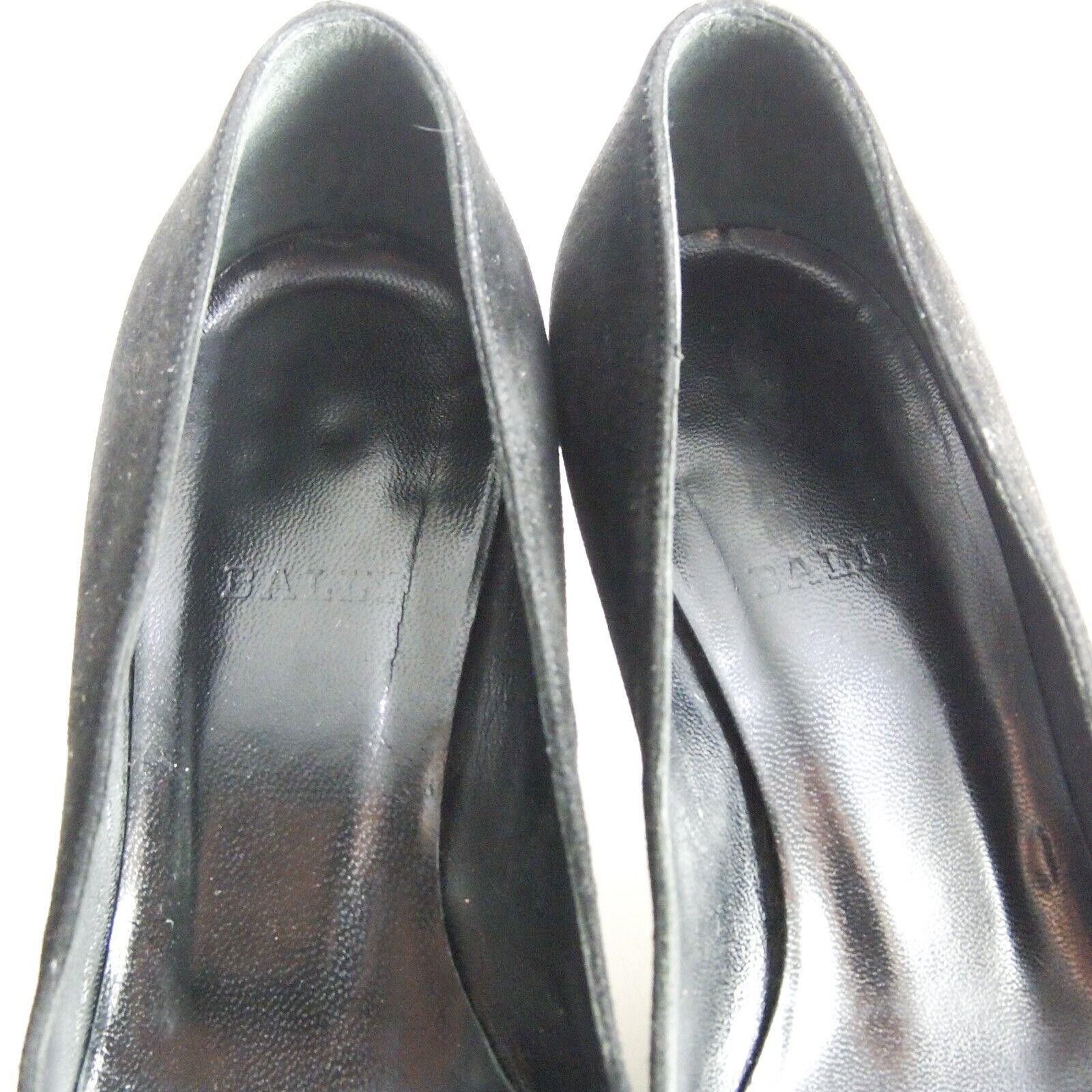 Bally Bally Tavai Mid Heel Pumps Black Suede US 6.5 EU 37 Size US 6.5 / IT 36.5 - 4 Thumbnail