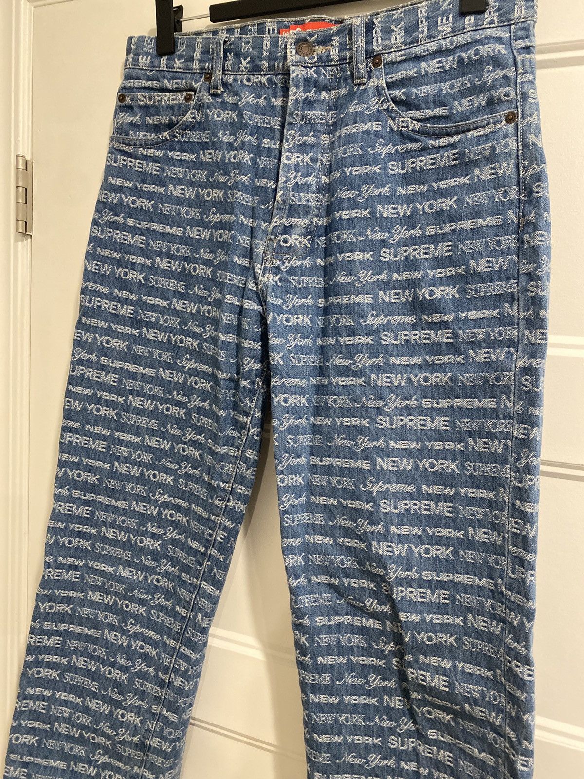 Supreme Supreme FW22 multi type jacquard regular Jean | Grailed