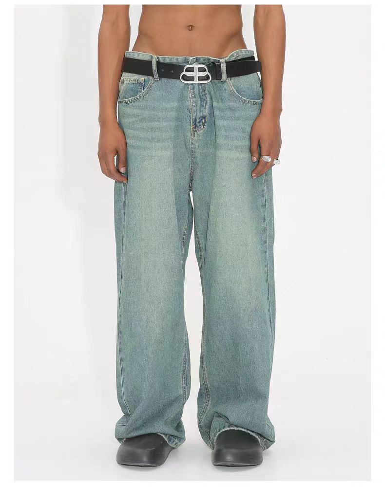Designer × Vintage custom distressed faded baggy flared pants Size US 28 / EU 44 - 4 Thumbnail