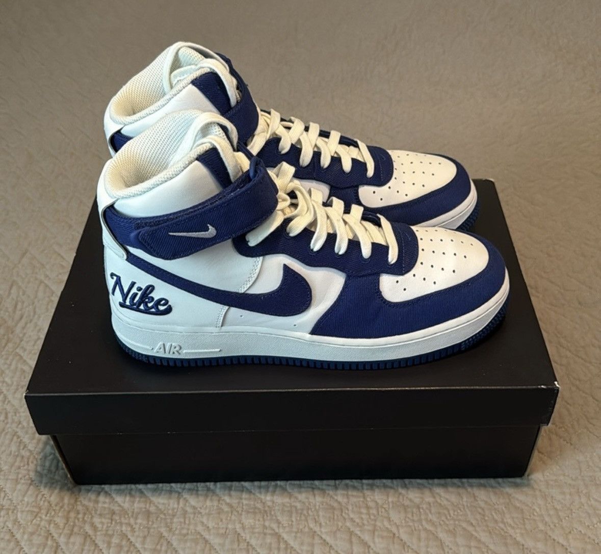Nike Nike Air Force 1 High ‘07 Dodgers Shoes Sneakers Size US 8.5 / EU 41-42 - 3 Thumbnail
