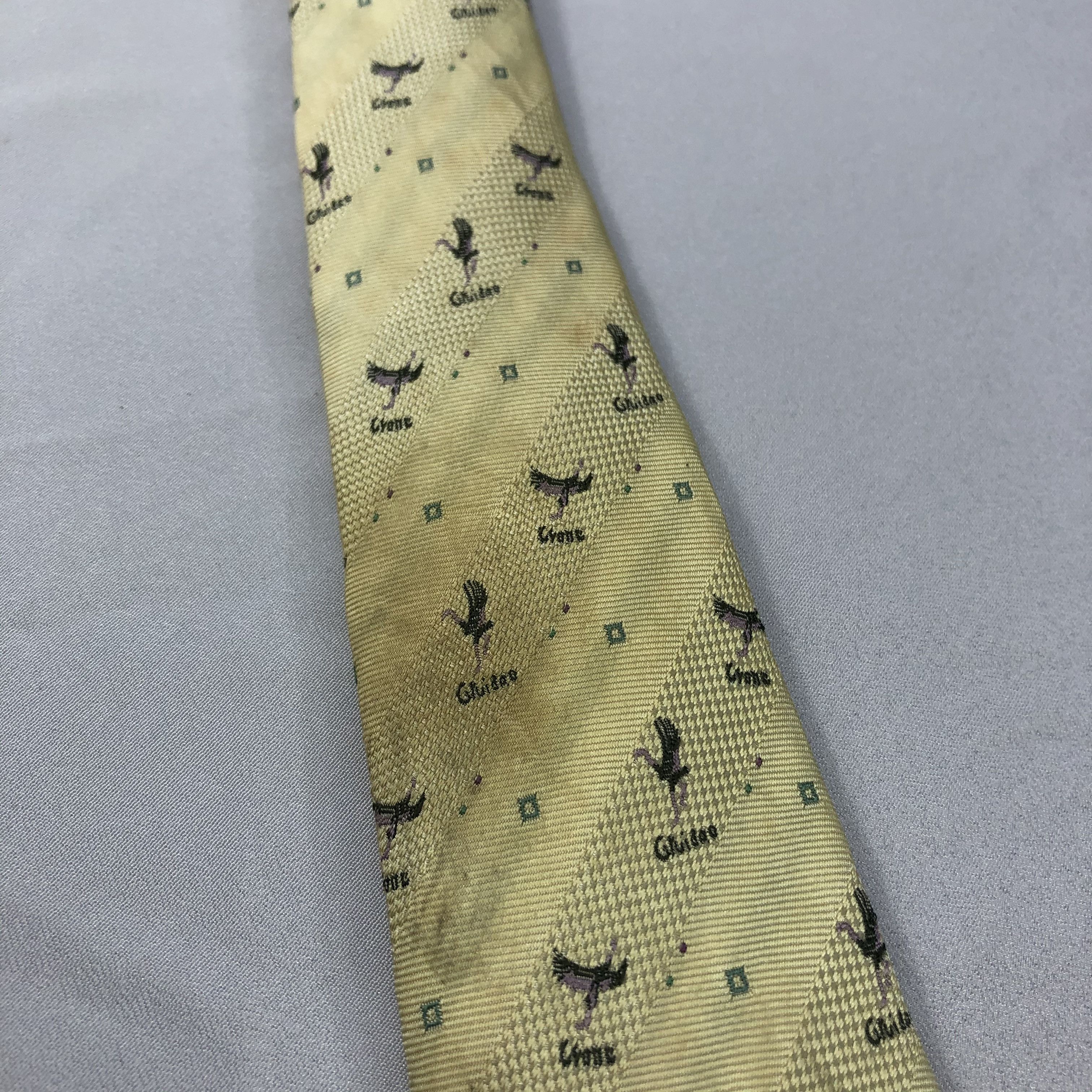 Japanese Brand × Kansai Yamamoto × Vintage Sissy by Kansai Yamamoto Silk Neck Ties T77 Size ONE SIZE - 9 Thumbnail