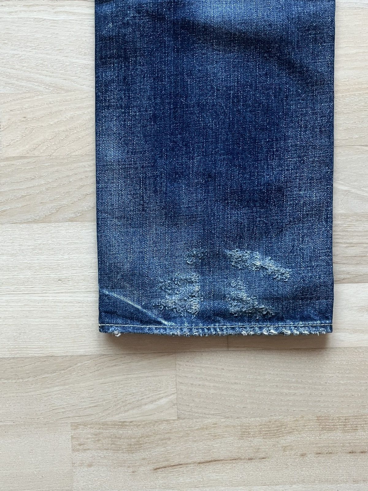 Levi's Vintage Clothing Distressed Sashiko Boro Jeans Size US 30 / EU 46 - 4 Thumbnail