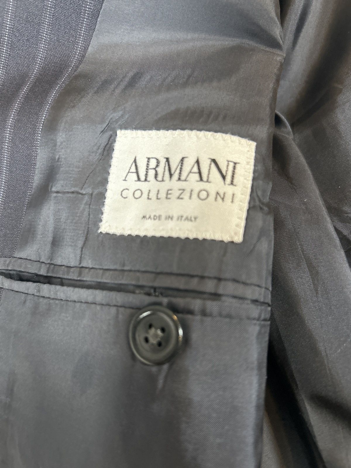 Armani Collezioni Armani Collezioni Made in Italy Pinstripe Blazer – 40R Size 40R - 3 Thumbnail