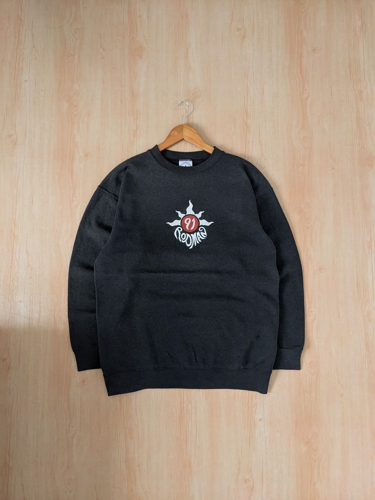 Converse Vintage Converse 91 Rodman Sweatshirt Size US L / EU 52-54 / 3 - 1 Thumbnail