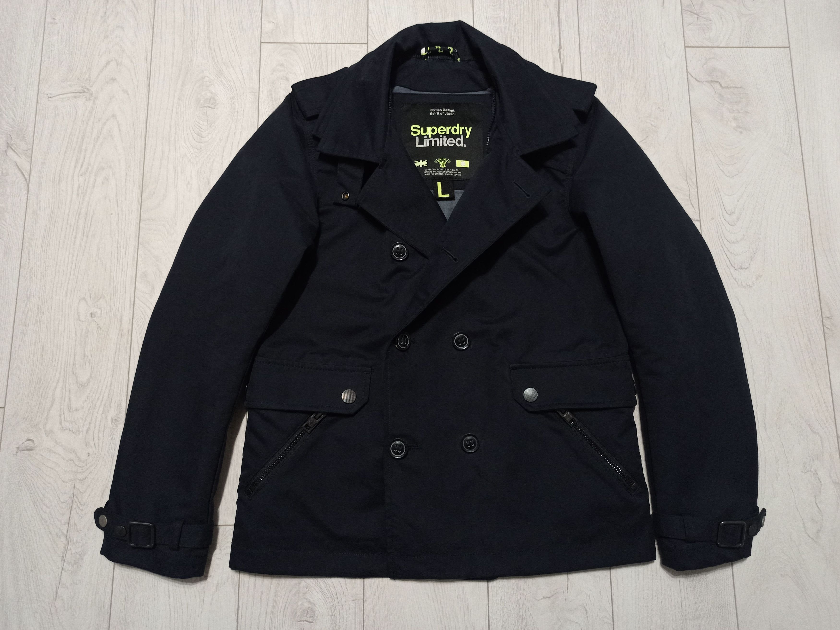 Superdry Superdry Limited Trench Coat Size US L / EU 52-54 / 3 - 1 Thumbnail