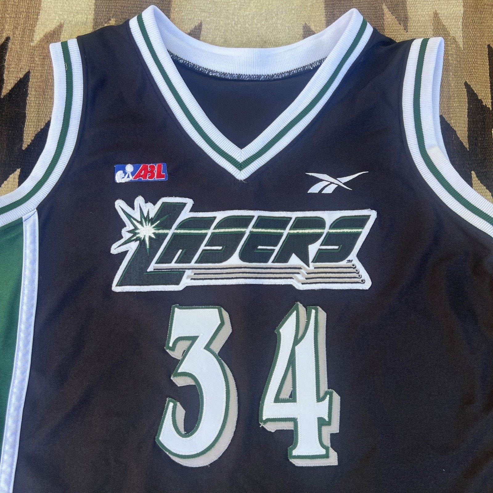 Reebok Vintage ABL San Jose Lasers Sonja Hennings Game Issue Jersey Size L / US 10 / IT 46 - 5 Thumbnail