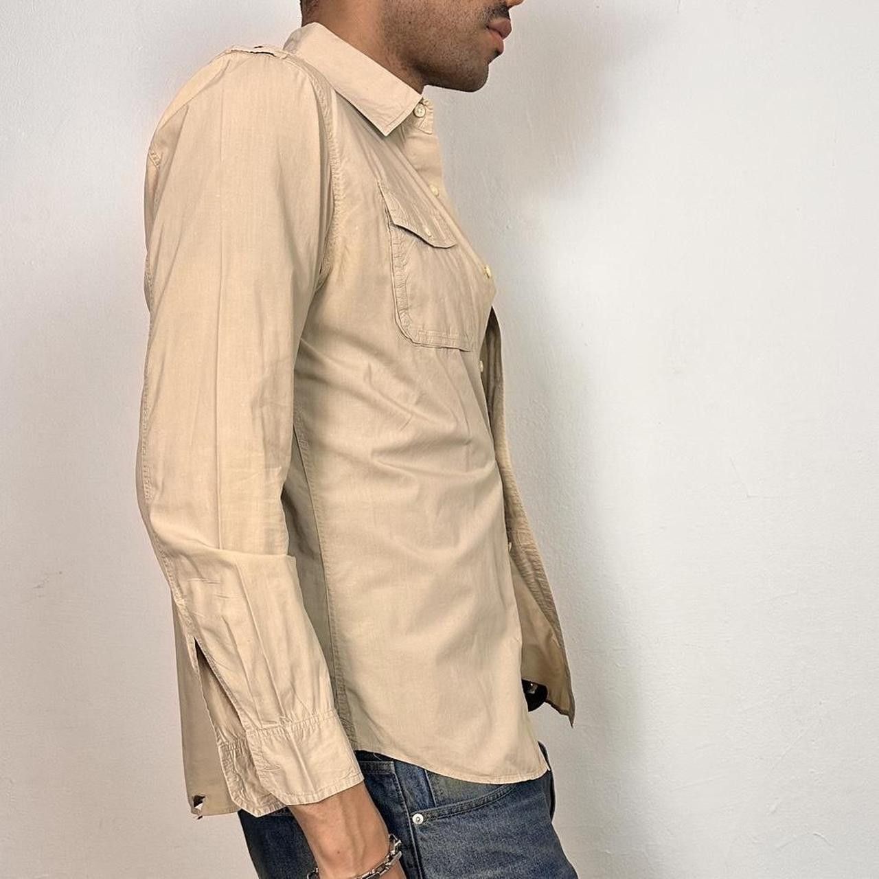 Banana Republic Banana Republic Tan Safari Button Up Shirt - Medium Size US M / EU 48-50 / 2 - 4 Thumbnail