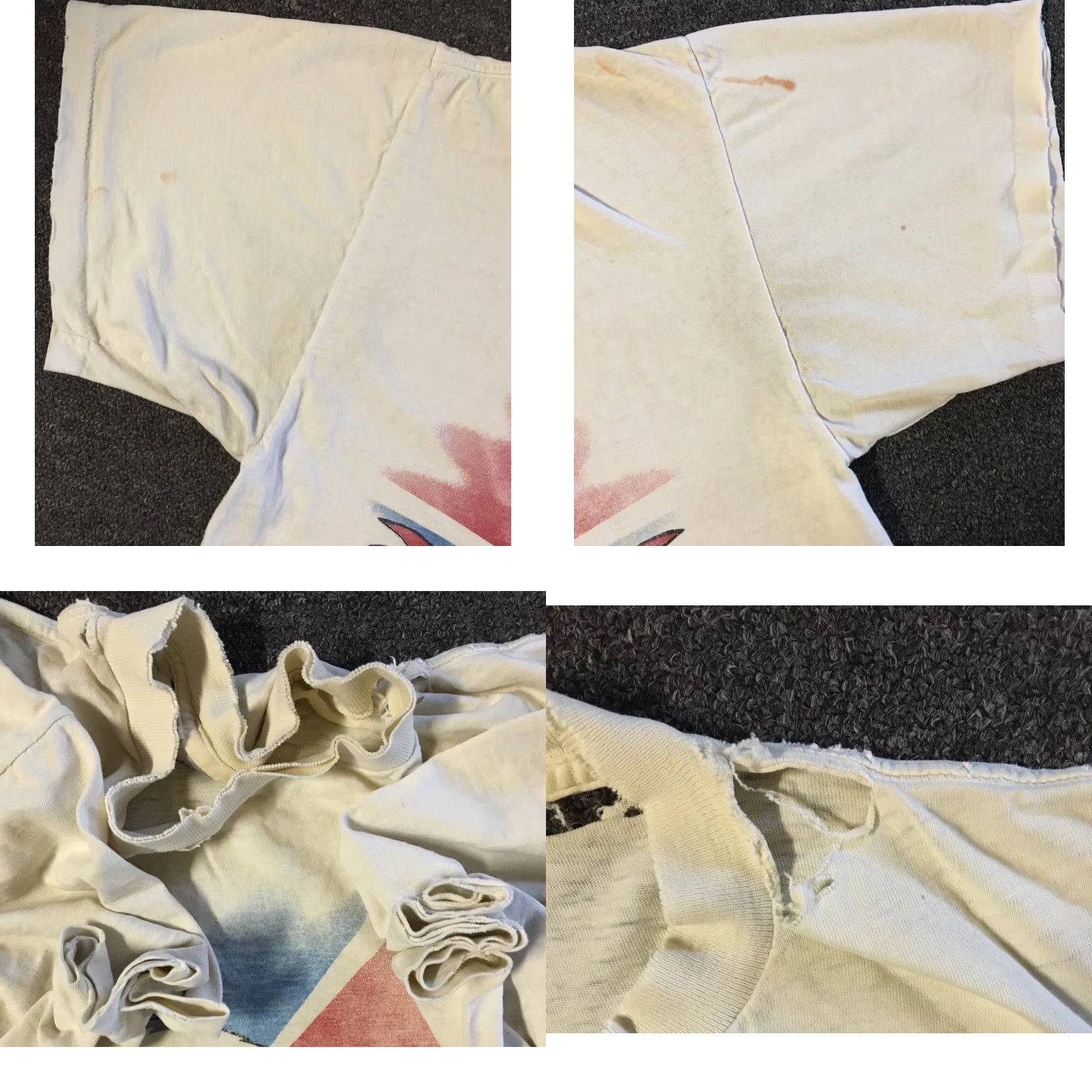 Vintage VINTAGE US Air Force Shirt XL Distressed Thrashed Eagle 90s Military Army Grunge Single Stitch Men T-Shirt White Crew Neck Short Sleeve Graphic Tee Size US XL / EU 56 / 4 - 8 Thumbnail