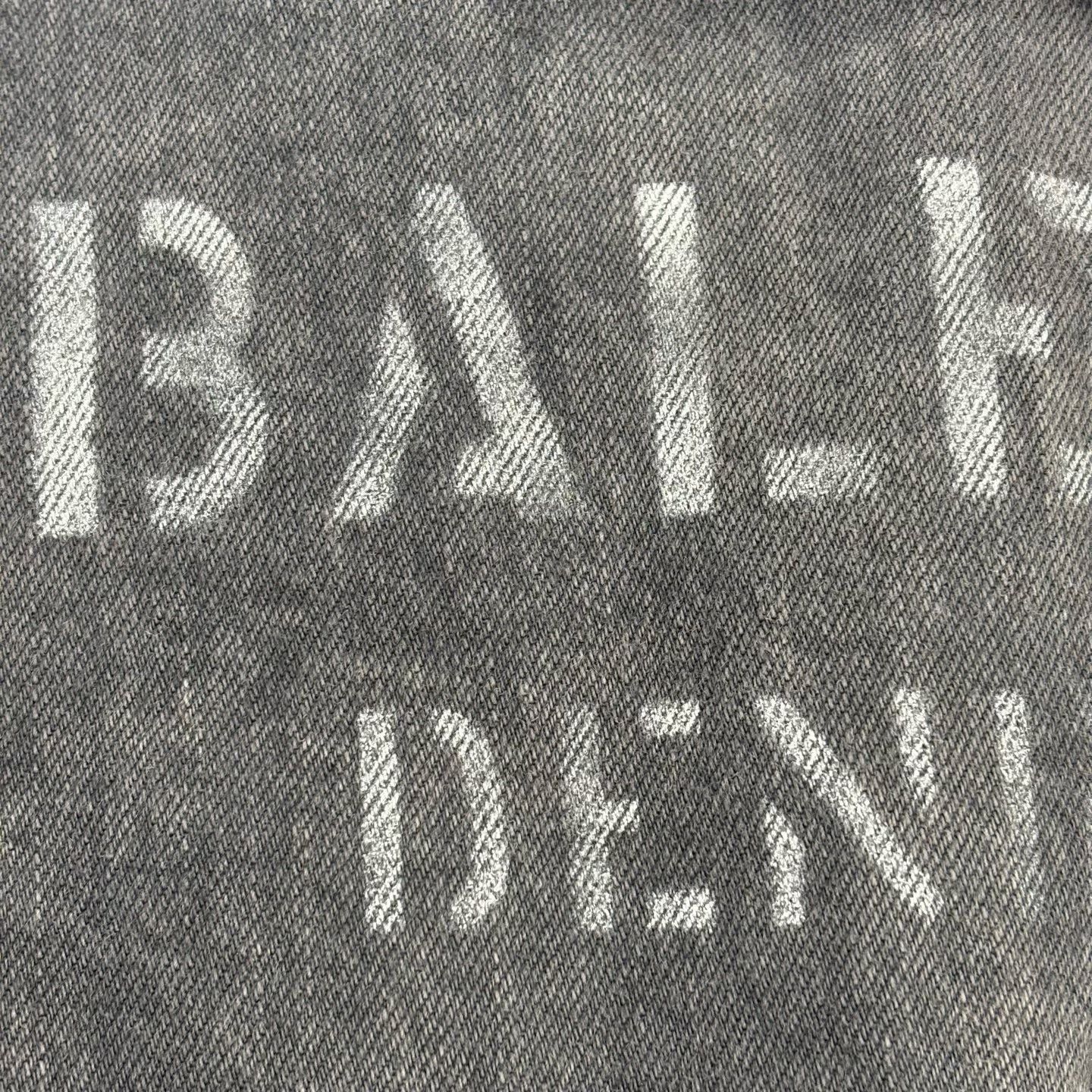 Balenciaga Balenciaga Back Print Washed Hooded Denim Quilted Jacket| Size US S / EU 44-46 / 1 - 9 Thumbnail