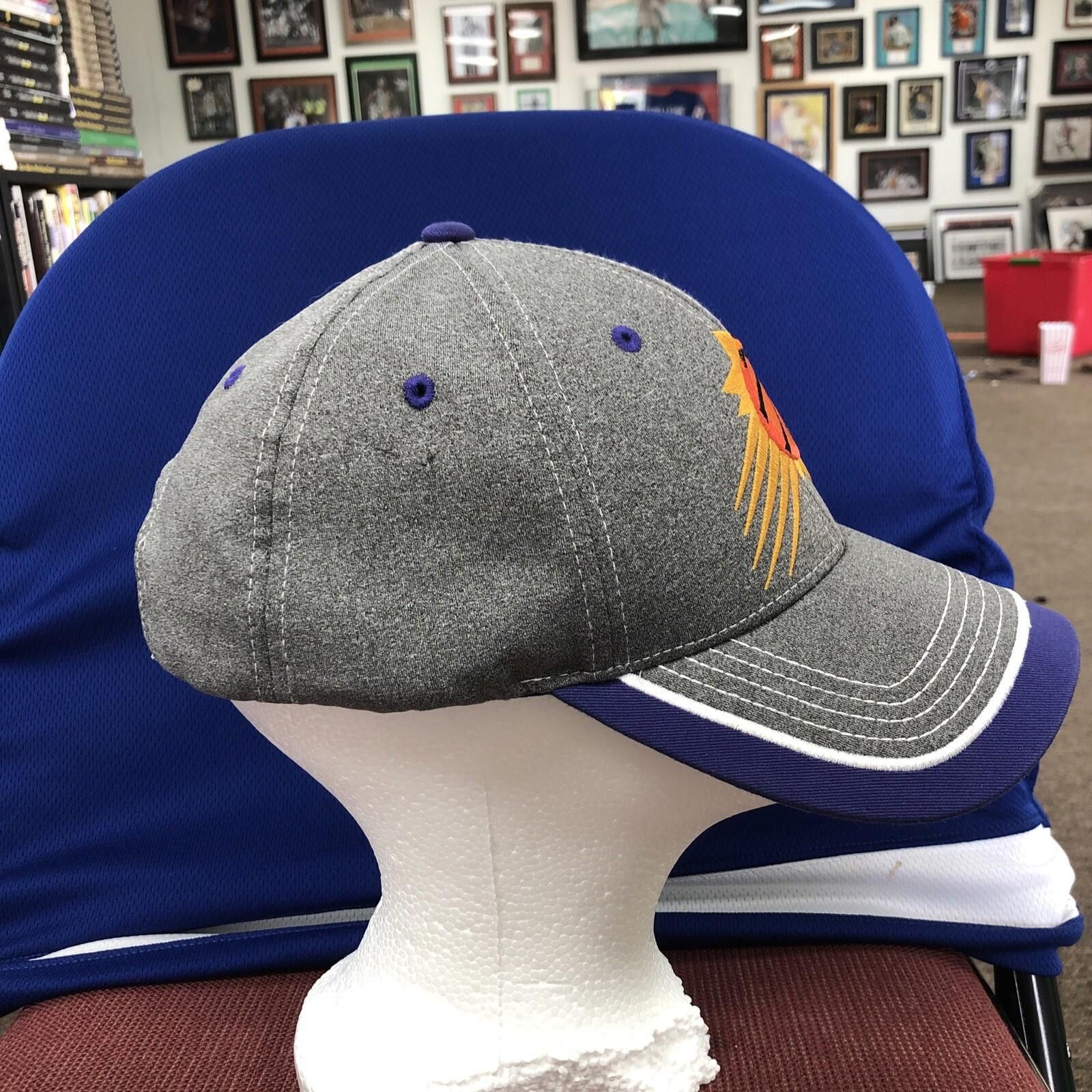 Designer Item Of The Game NBA Phoenix Suns Hat PHX Flame Logo Gray Size ONE SIZE - 4 Thumbnail