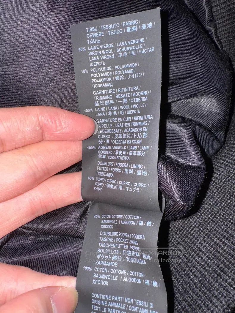 Saint Laurent Paris Saint Laurent Paris Patchwork Black and White Baseball Jac Size US XL / EU 56 / 4 - 7 Thumbnail