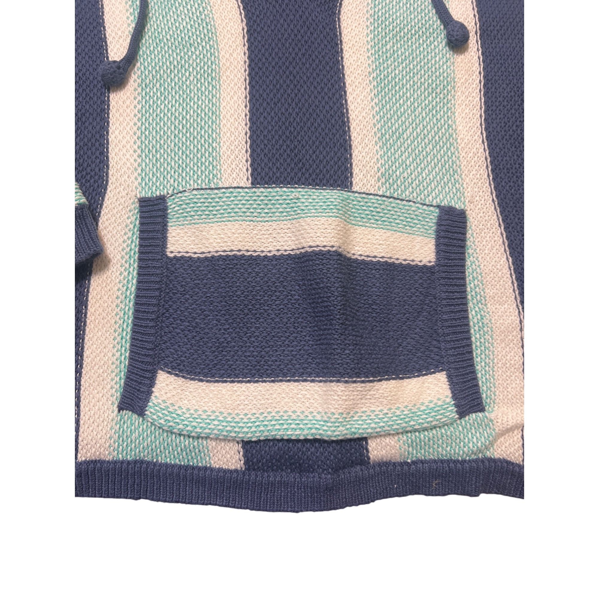 American Eagle Outfitters American Eagle Outfitters Striped Knit Hoodie Pullover Sweat Size US M / EU 48-50 / 2 - 2 Thumbnail