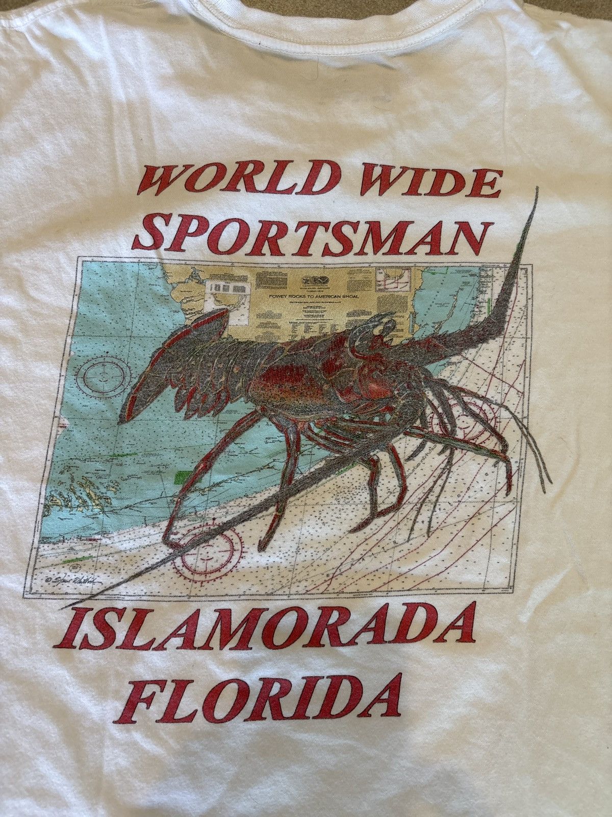Other Vintage 2007 World Wide Sportsman Islamorada Florida Tee Size US L / EU 52-54 / 3 - 2 Thumbnail
