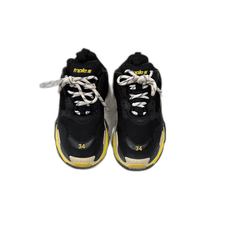 Balenciaga Balenciaga Triple S Sneakers with Black and Yellow Size US 10 / EU 43 - 1 Thumbnail