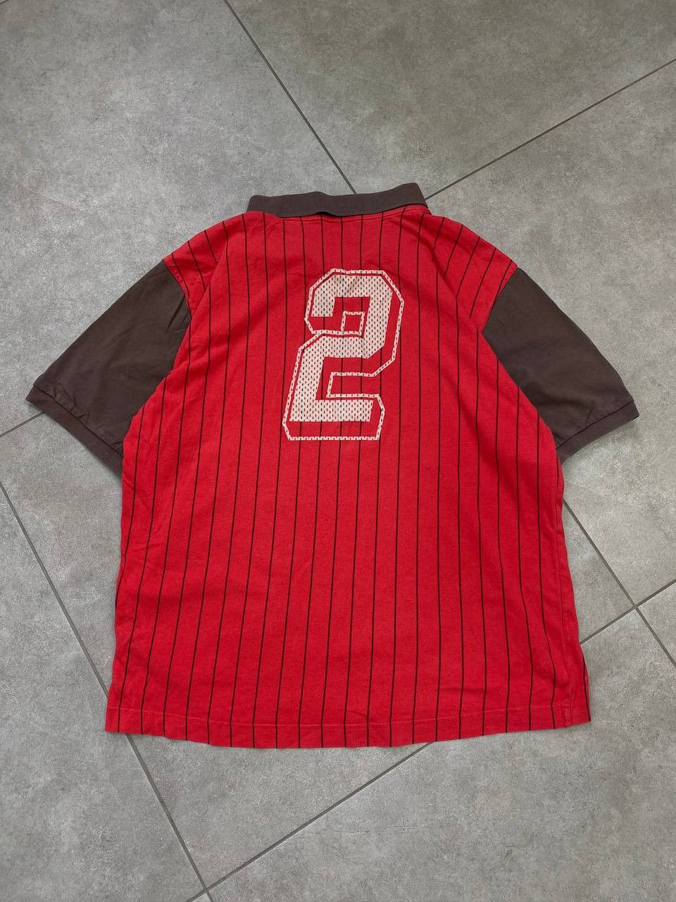 Nike Vintage Nike 2000s West Coast Oregon Striped Baseball Tee Size US XL / EU 56 / 4 - 2 Thumbnail