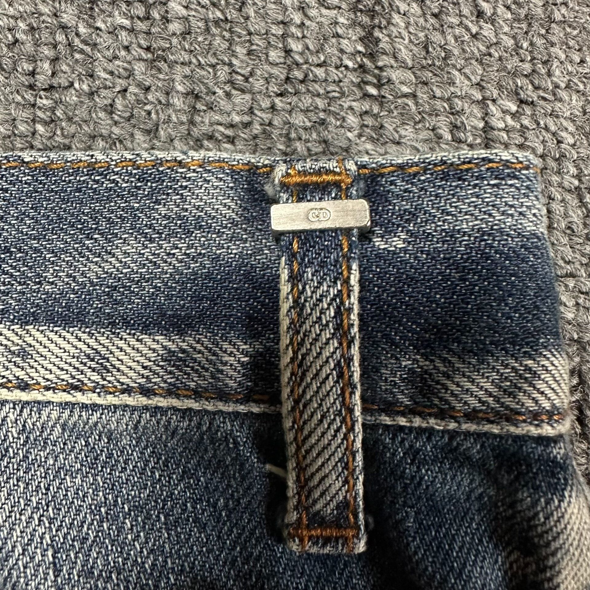 Dior Dior Distressed Wash Denim Pants Size 32 Size US 32 / EU 48 - 4 Thumbnail