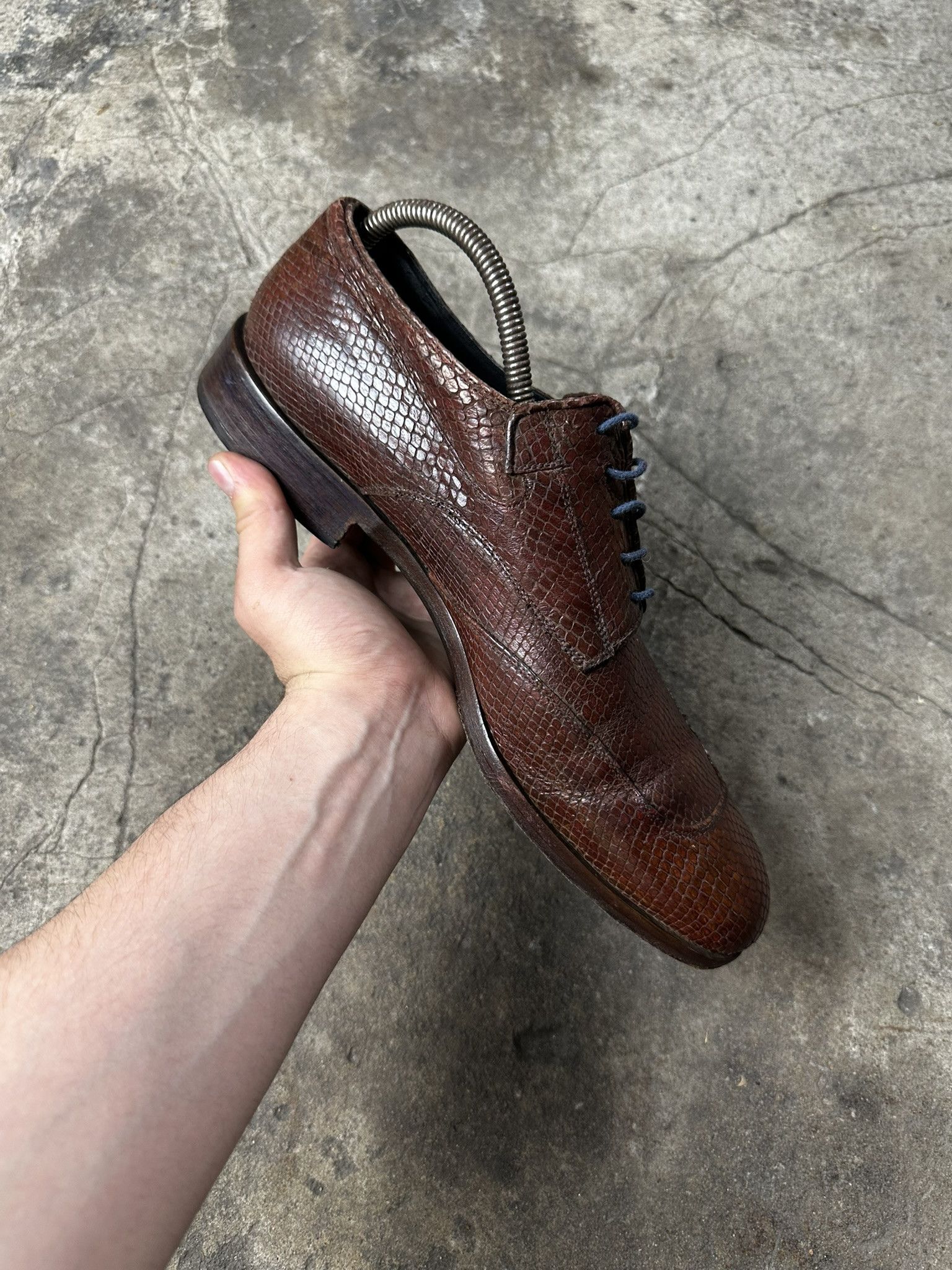Dries Van Noten Dries Van Noten Snake Leather Loafers Shoes Size US 10.5 / EU 43-44 - 5 Thumbnail
