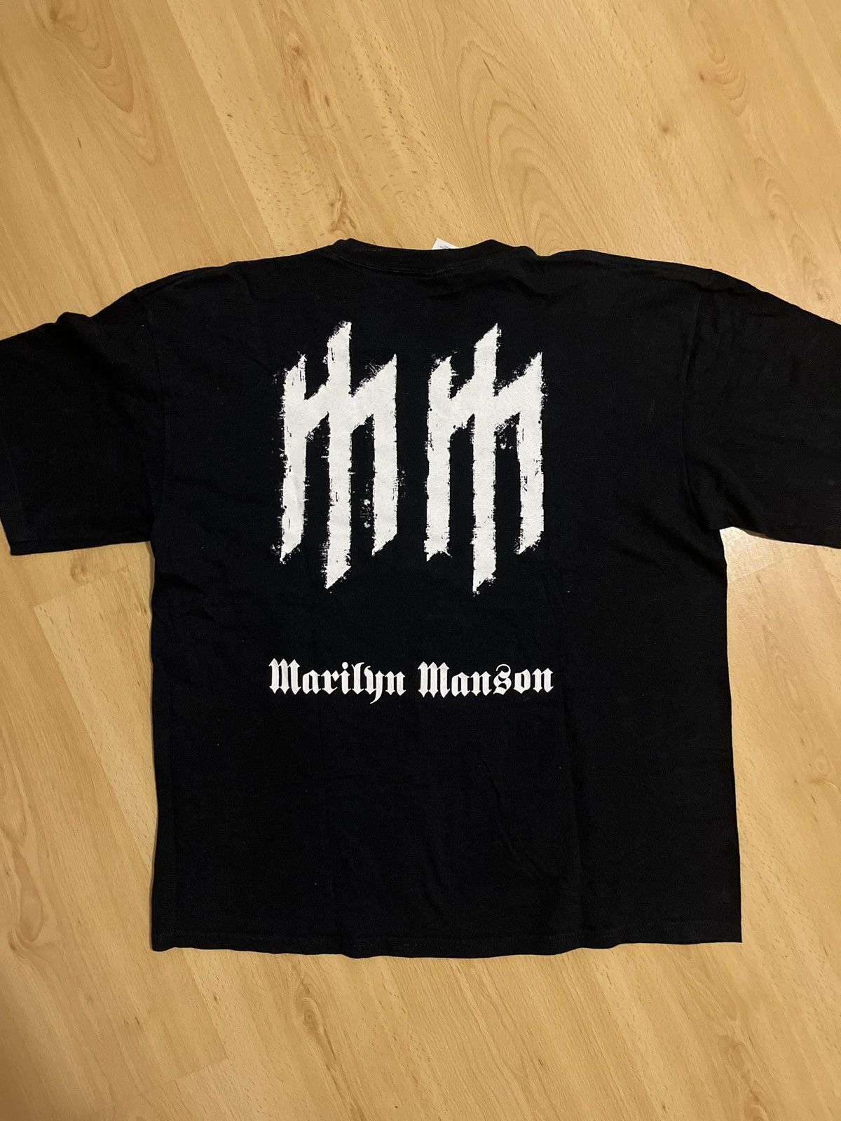 Band Tees Marilyn Manson double cross vintage tee Size US XL / EU 56 / 4 - 4 Thumbnail