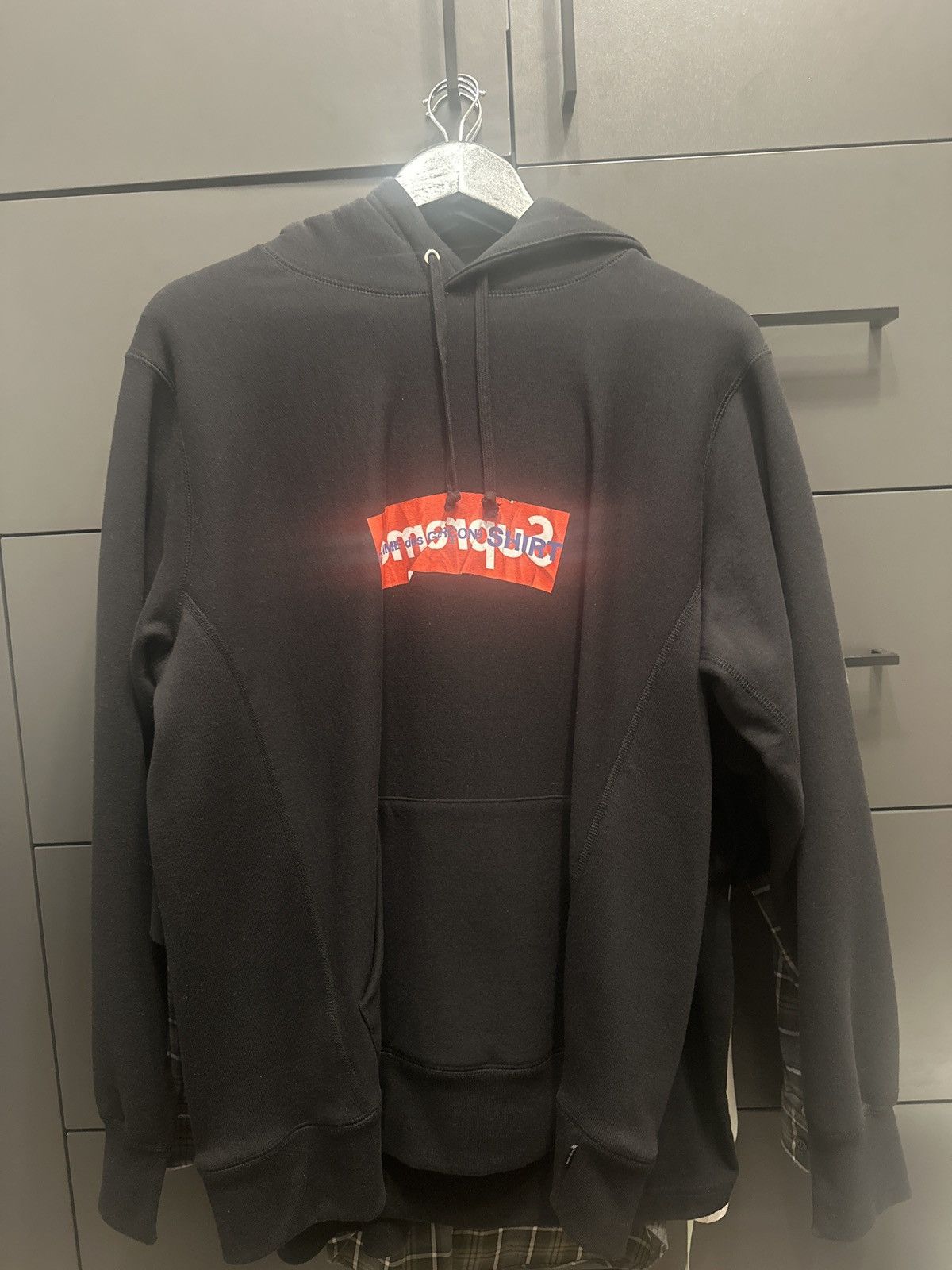 Comme des Garcons Supreme cdg shirt box logo hooded sweatershirt Size US L / EU 52-54 / 3 - 1 Thumbnail