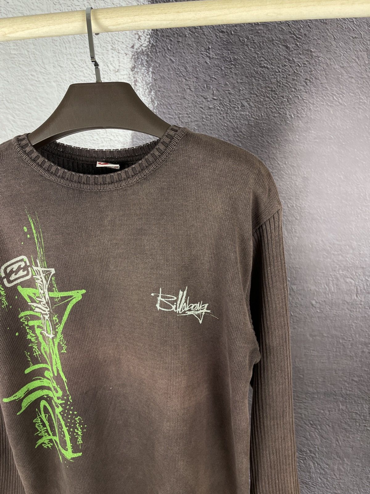 Billabong Billabong vintage big logo brown faded sweater knitwear Size US XL / EU 56 / 4 - 5 Thumbnail