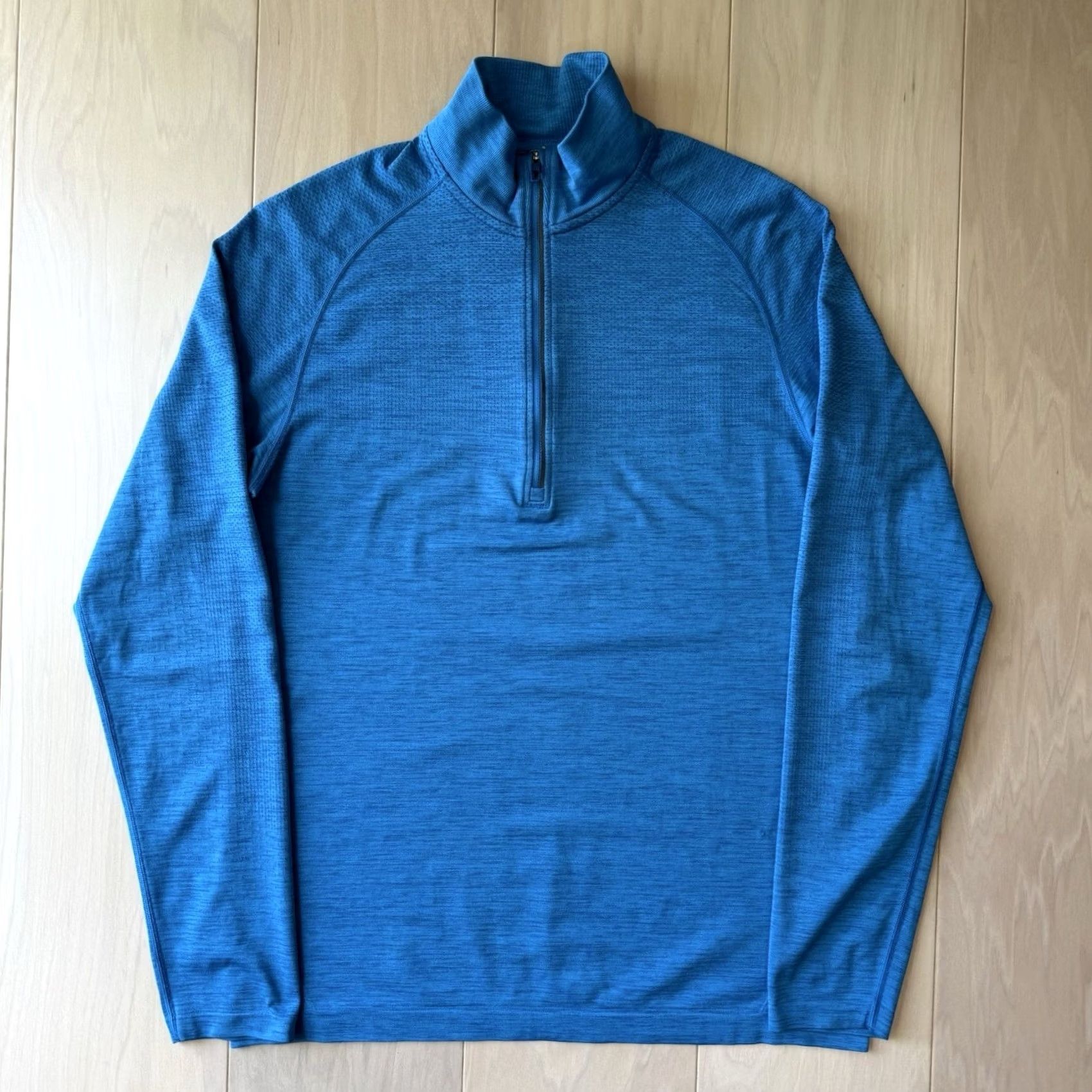 Lululemon Lululemon Metal Vent Tech 1/2 Zip Pullover Blue Workout Athleisure Utility M Size US M / EU 48-50 / 2 - 2 Thumbnail