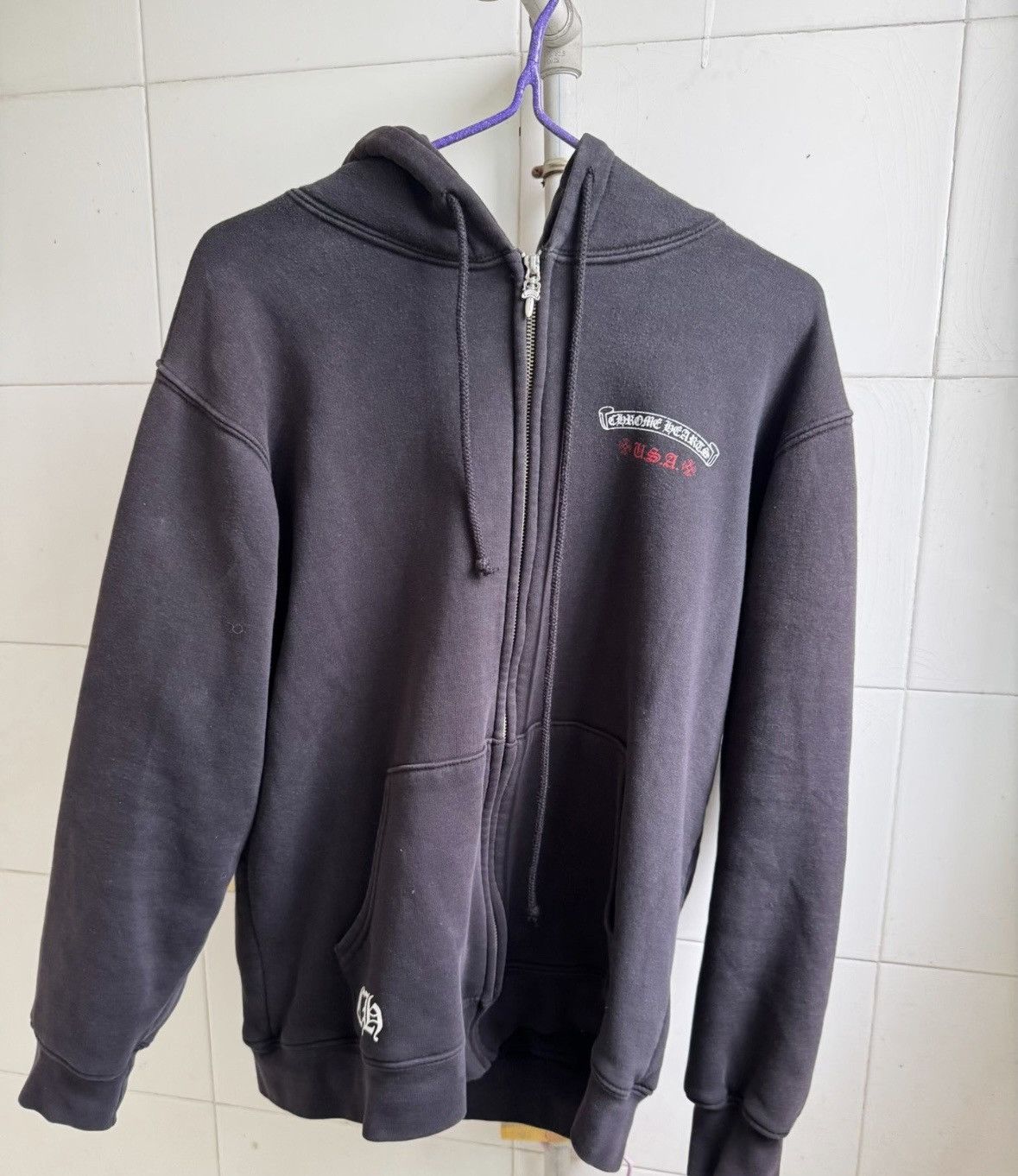 Chrome Hearts Chrome hearts flag hoodie Size US L / EU 52-54 / 3 - 2 Thumbnail