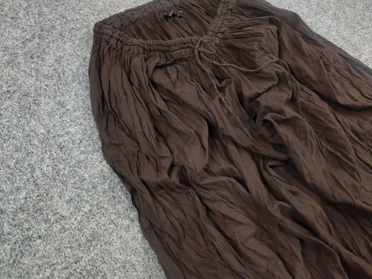 Gudrun Sjoden Gudrun Sjödén Design Wide Baggy light dark brown pants Size 29" - 5 Thumbnail