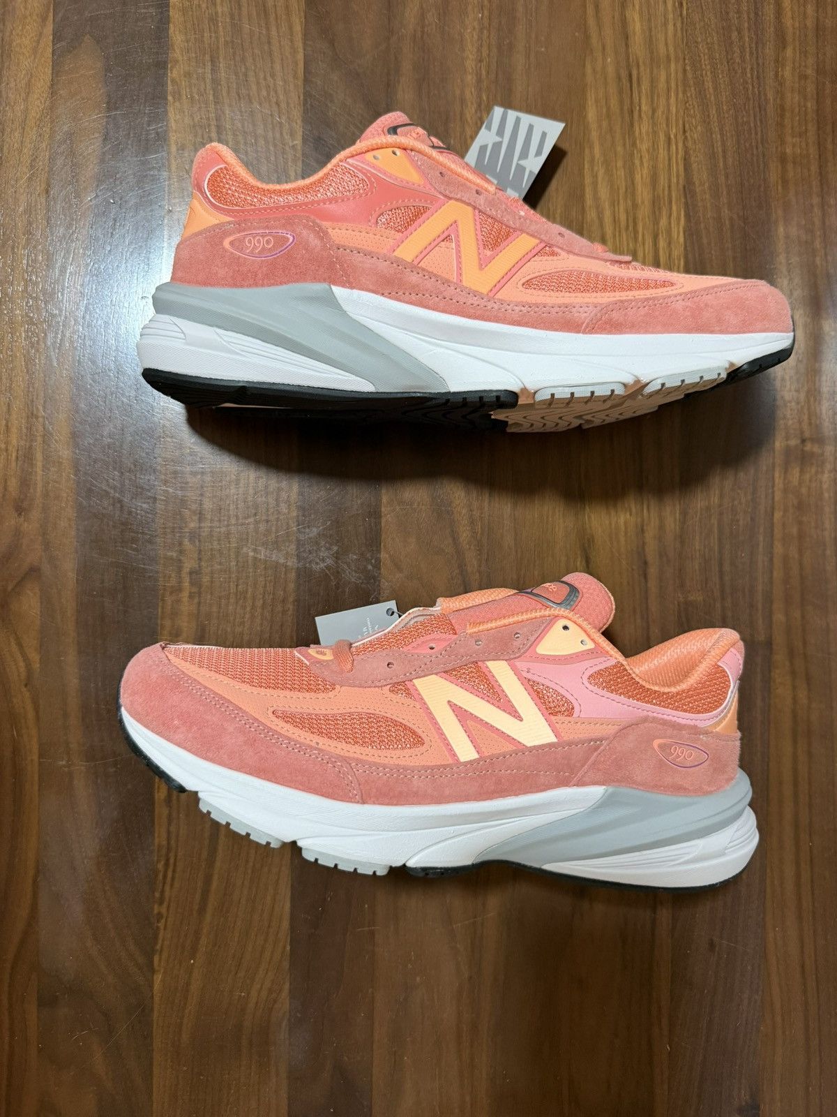 New Balance New Balance Made in USA 990v6 Sunrise Salmon (U990SR6) Sz 11 Size US 11 / EU 44 - 2 Thumbnail