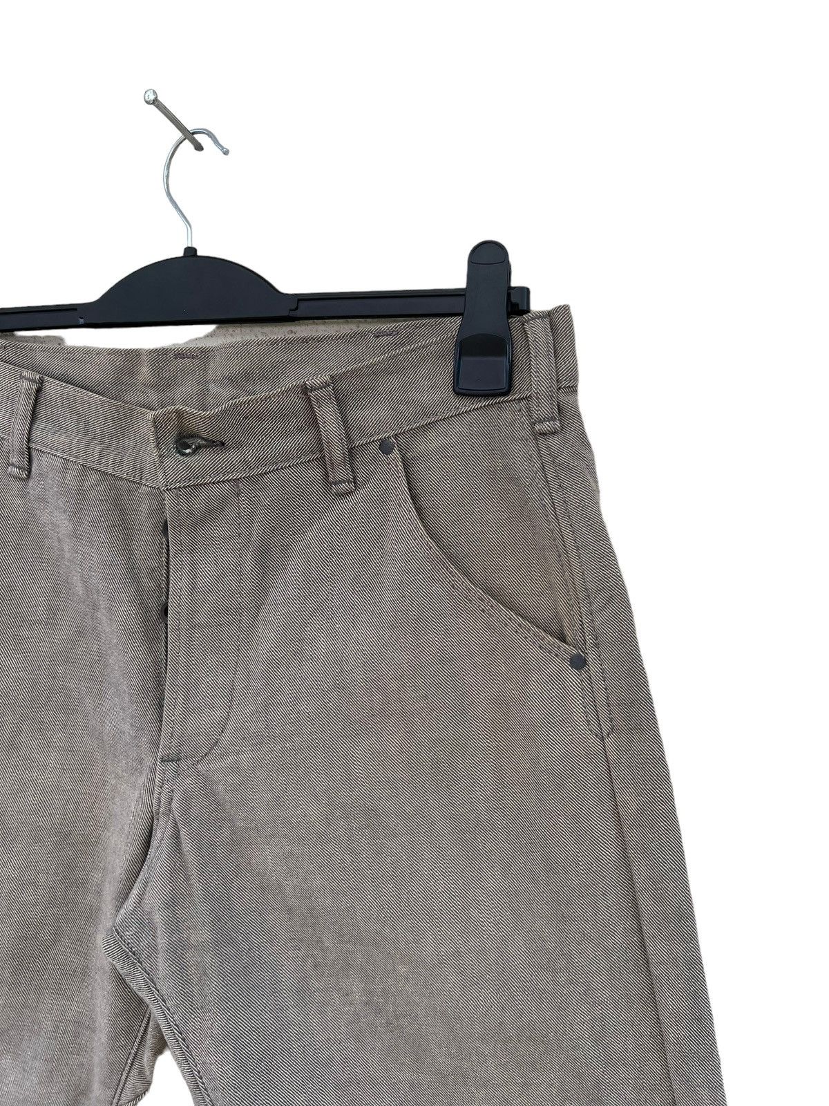 BRU NA BOINNE Bru Na Boinne Japan Muddy Grey Denim Cropped Selvedge Jeans Size US 31 - 9 Thumbnail