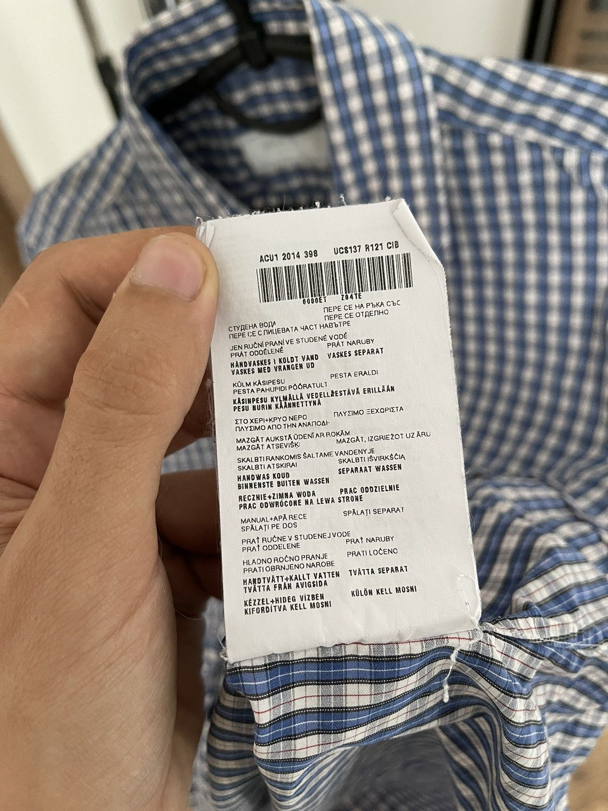 Other Prada Milano Checked Shirt Button Up Size US M / EU 48-50 / 2 - 16 Thumbnail