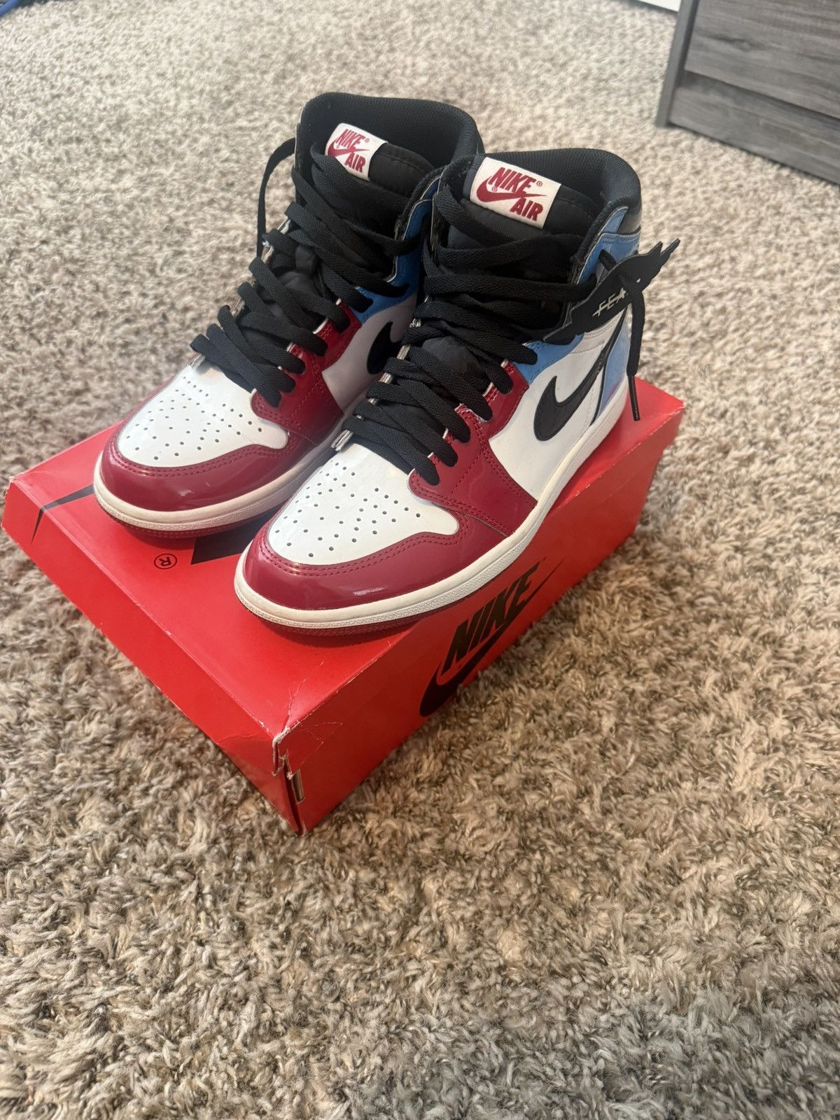 Jordan Brand Jordan 1 Retro High OG “Fearless”. Size US 8 / EU 41 - 1 Thumbnail